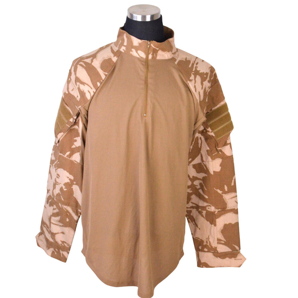 British Army Combat Shirt UBACS L Desert Camo Beige Hot Weather Padded